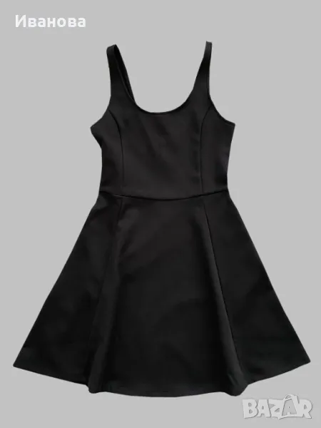 Малка черна рокличка H&M. Рокля с презрамки, снимка 1