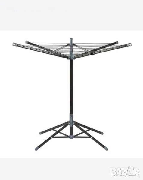 Стоящ сушилник за дрехи ротационна сушилня със стойка сгъваема, снимка 1