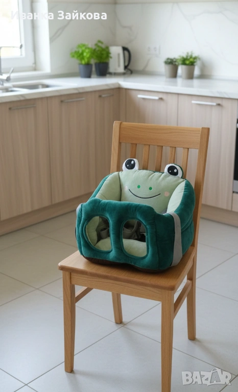 Бебешки фотьойл с колани за стол , снимка 1