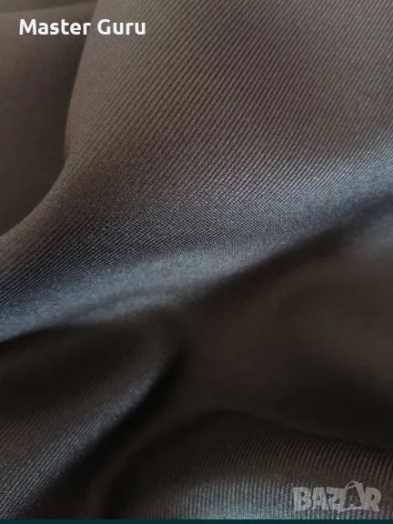 Черен Плат за костюм, права пола и панталон- 5,80м., снимка 1
