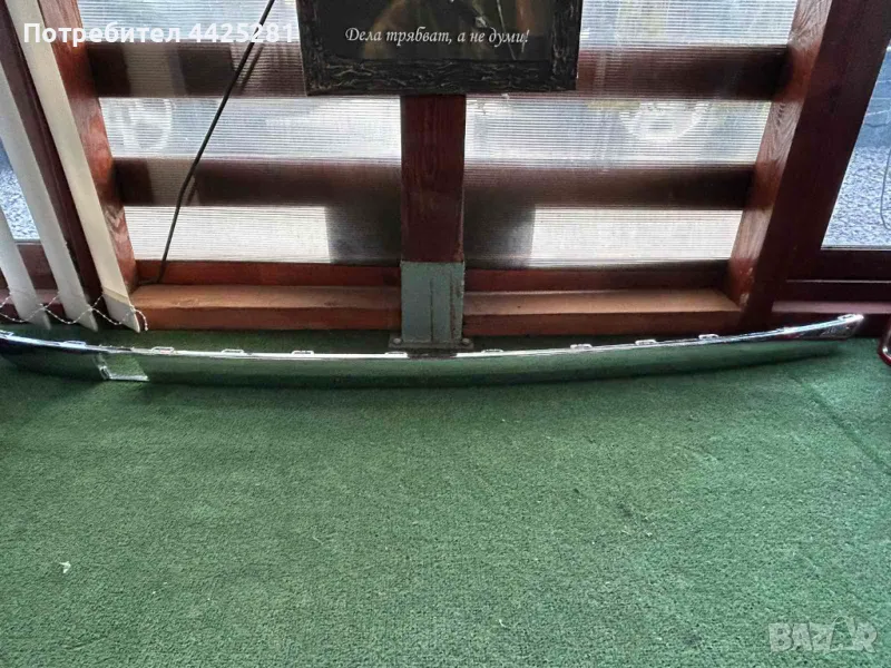 хром лайсна в задна броня Mercedes GL X166 модел 2012-2015 #064V, снимка 1