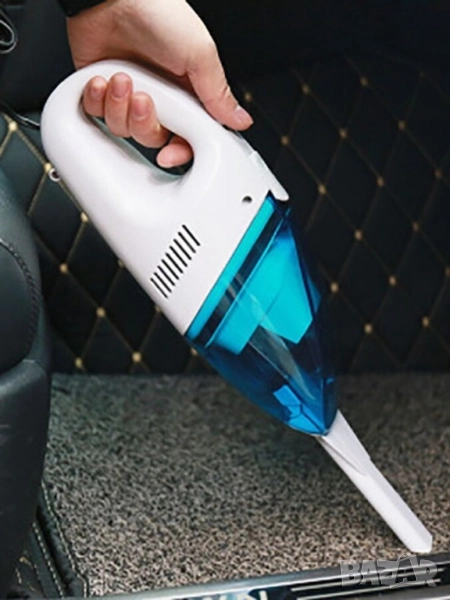 Преносима мини автомобилна прахосмукачка за сухо и мокро почистване, снимка 1