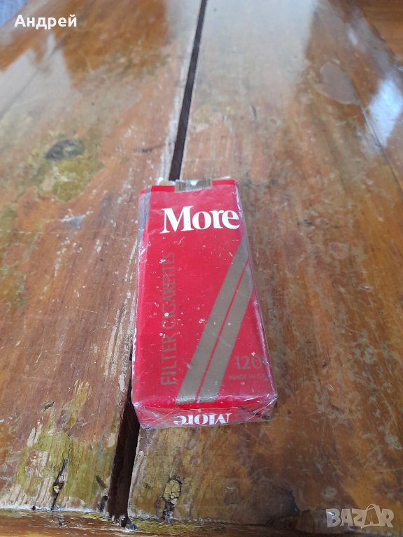 Пакет от цигари More, снимка 1