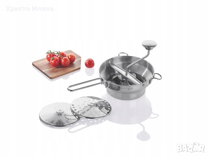  Ренде Мелничка за зеленчуци Уред за пасиране мелничка за пасиране, снимка 1