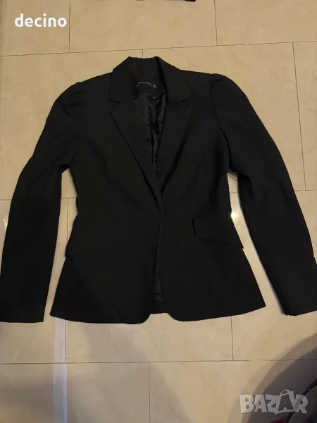 Черно сако Zara S размер, снимка 1