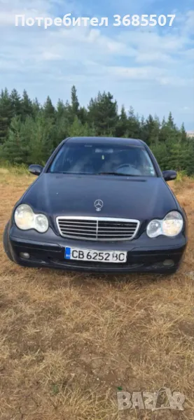 Mercedes-Benz C 180 1.8i 129kc с перфектна газова 10/100, 6 скорости, снимка 1