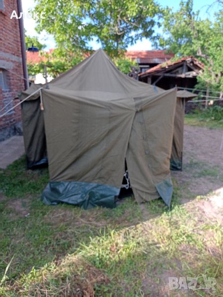 Военна офицерска палатка с гумиран под, снимка 1