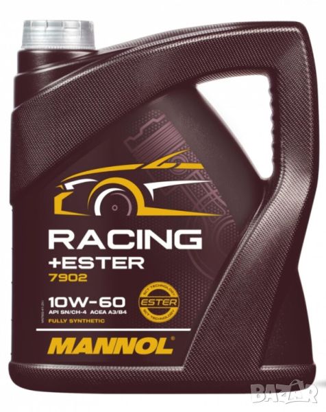 Масло MANNOL Racing + Ester 10W60, 4л, снимка 1