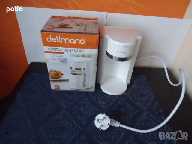 малка кафе машина delimano personal coffee maker, снимка 1