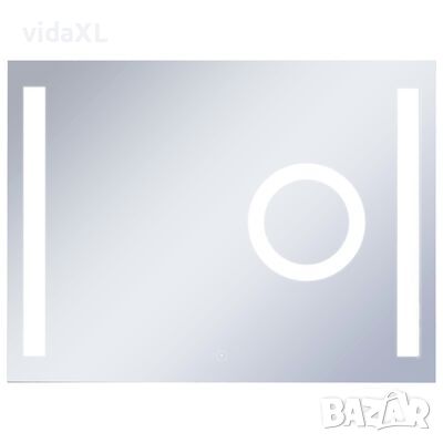 vidaXL Стенно LED огледало за баня с тъч сензор 80x60 см(SKU:144733, снимка 1