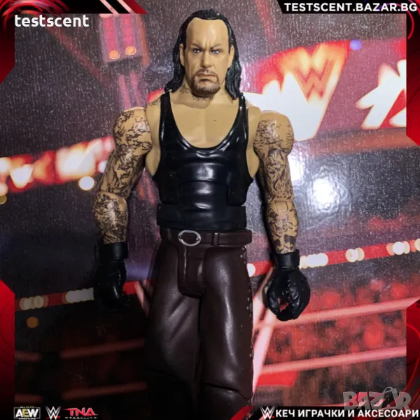 Екшън фигура WWE The Undertaker Гробаря series играчка Mattel The Phenom, снимка 1