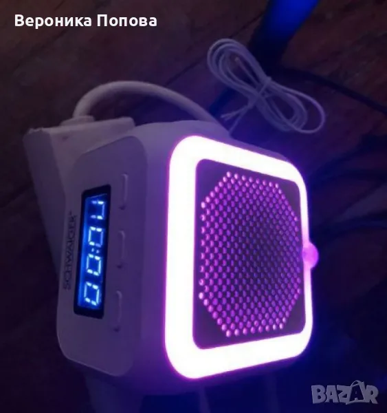 📻 Компактно и многофункционално радио с Bluetooth, аларма и вградено осветление!, снимка 1