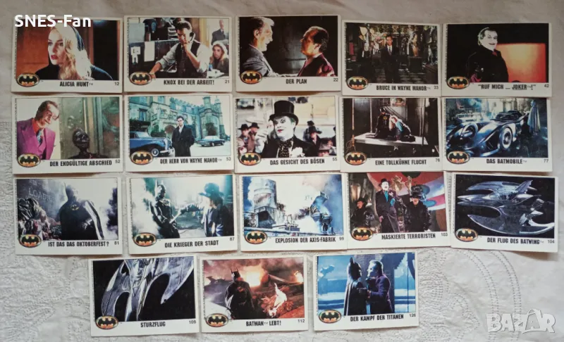 Колекционерски картончета Batman, снимка 1