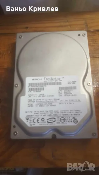 HDD Sata HITACHI, 160 GB, снимка 1