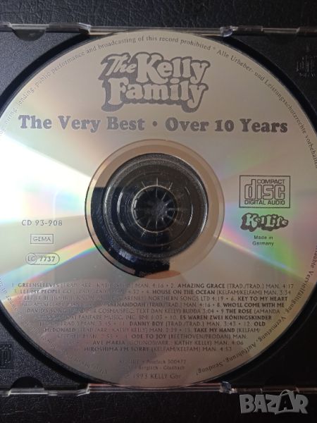 The Kelly Family – The Very Best Over 10 Years - матричен диск Кели Фемили, снимка 1