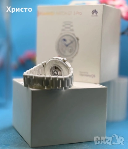 НОВ!!! Дамски смарт часовник Huawei Watch GT3 PRO, 43 mm, Ceramic Strap, White , снимка 6 - Смарт часовници - 53473015