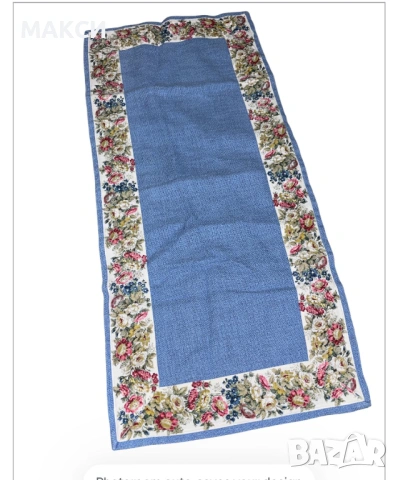 Плътен разкошен тишлайфер с приказен флорален кант /аутлет/