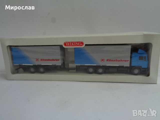  WIKING H0 1/87 MAN КАМИОН МОДЕЛ ИГРАЧКА КОЛИЧКА, снимка 4 - Колекции - 45794237