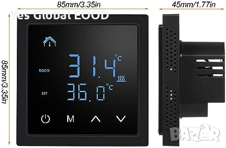Weytoll 16A термостат за подово отопление, снимка 2 - Друга електроника - 53616215