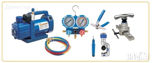 Комплект инструменти за хладилна техника VALUE VTB-5A, снимка 2 - Куфари с инструменти - 53527394