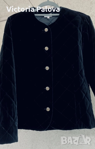 Луксозно кадифено дизайнерско сако STENAU Германия, снимка 7 - Сака - 52322387