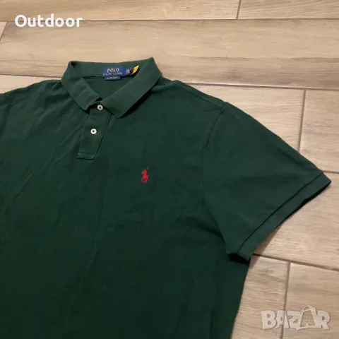 Мъжка тениска с яка Polo Ralph Lauren, размер XXL, снимка 2 - Тениски - 48449937