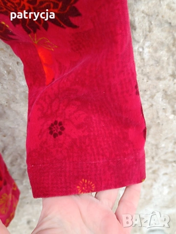 Kenzo Jungle велурено палто S, снимка 3 - Палта, манта - 53367121