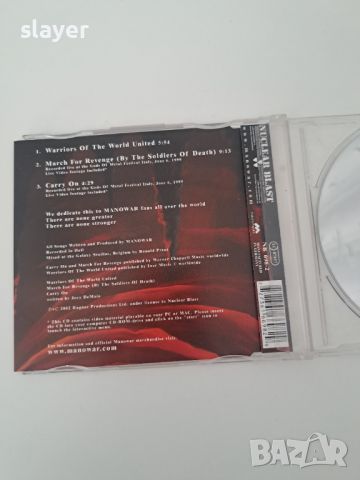 Оригинален диск Manowar, снимка 3 - CD дискове - 45264747