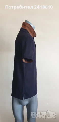 Armani Jeans AJ Badge Logo 3/4 Zip Stretch Cotton Mens Size M  ОРИГИНАЛ! Мъжка Тениска!, снимка 7 - Тениски - 51271734