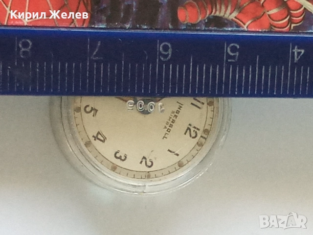 Механизъм с циферблат от стар ръчен часовник 26864, снимка 9 - Мъжки - 52262231