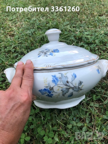 Порцеланов супник с капак, снимка 5 - Сервизи - 51609931