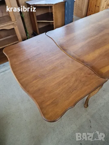 Масивна Барокова Разтегателна Маса-внос от Германия!, снимка 5 - Маси - 50190963