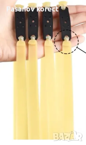 Ластици за прашка с 8 ластика много яки (жилка разпинялка), снимка 2 - Други игри - 44438311