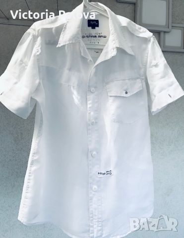 Спортна риза G-STAR RAW от коприва (рами), снимка 1 - Ризи - 45906791