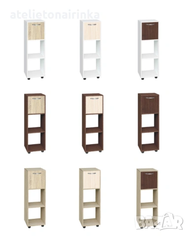 Етажерка Кубо 3 с една вратичка