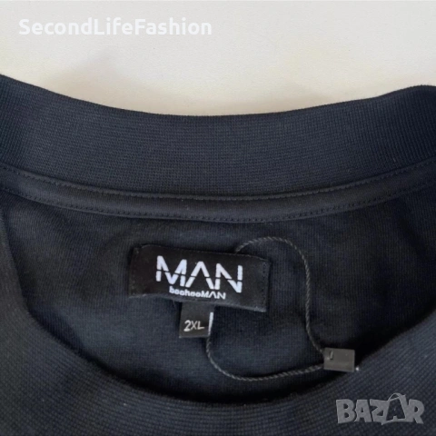Тениска Boohoo Man Los Angeles Studio черна размер XXL, снимка 2 - Тениски - 53203953