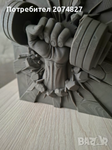 Strength Unleashed – 3D релефна скулптура, снимка 7 - Декорация за дома - 53451900