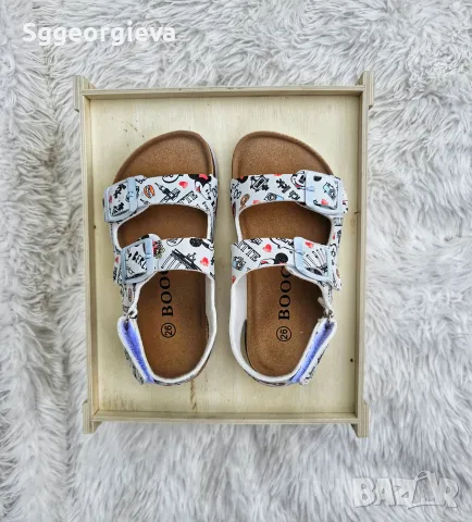 Детски сандали с корково ходило , снимка 2 - Детски сандали и чехли - 50249801