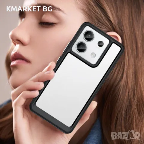 Xiaomi Redmi Note 13 Pro Силиконов Калъф Transparent TPU и Протектор, снимка 9 - Калъфи, кейсове - 47952323