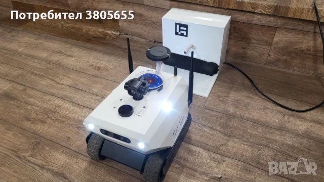 IDRobots Security Rover + Dock Station - AI, LiDAR, 4G, GPS, автономна навигация