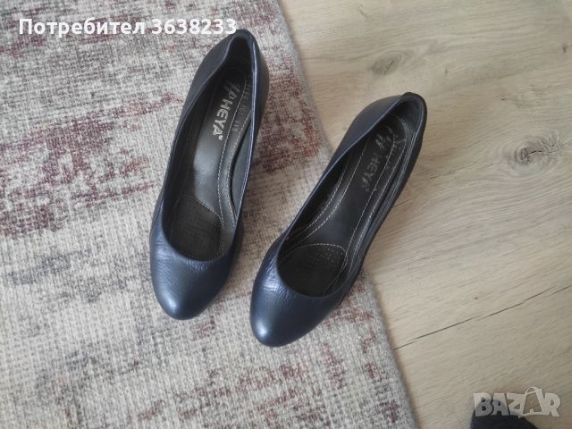 Кожени обувки с подарък, снимка 2 - Дамски обувки на ток - 45382070
