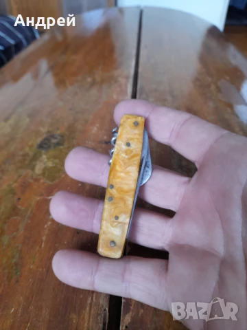 Стар джобен нож,ножче,ножка #117, снимка 2 - Антикварни и старинни предмети - 50633605