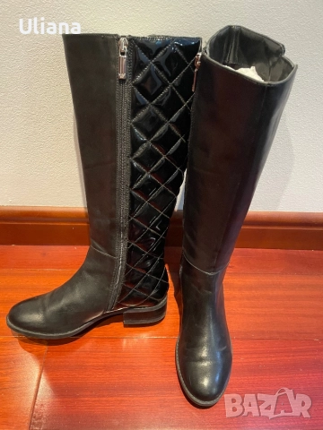 Дамски ботуши Armani кожа, снимка 5 - Дамски ботуши - 51921734