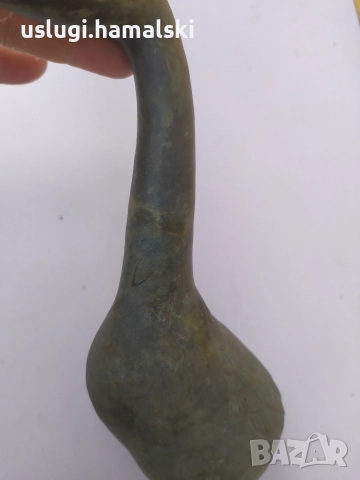 Голяма стара бронзова статуетка/фигура, снимка 14 - Антикварни и старинни предмети - 52963868