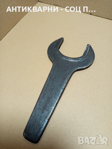 Стар Голям Гаечен Ключ От Соца 70мм., снимка 5 - Антикварни и старинни предмети - 50842319