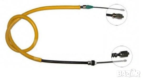 Жило ръчна спирачка MALO задно дясно за RENAULT CLIO II,HATCHBACK;THALIA I 1.2-1.9D 98г.-№ 26291