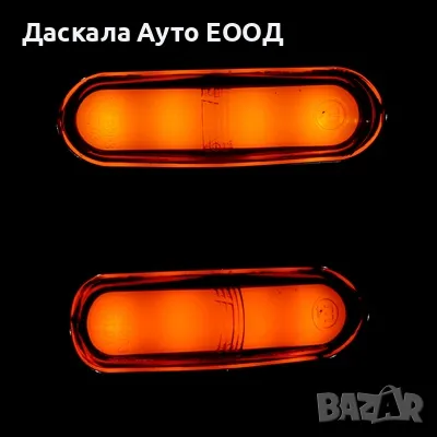 1 бр ЛЕД LED Неон габарит LUX, оранжево стъкло, 24V, снимка 4 - Аксесоари и консумативи - 48797062