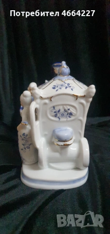 Порцеланова композиция " Карета с фигури", снимка 2 - Колекции - 53013242