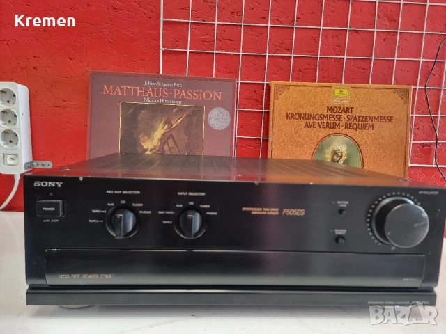 Усилвател SONY F-505ES, снимка 2 - Ресийвъри, усилватели, смесителни пултове - 53480474