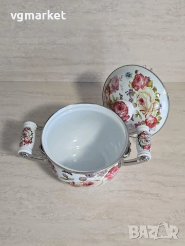 Тенджери Комплект 5 бр., с керамични дръжки, снимка 5 - Съдове за готвене - 51125941